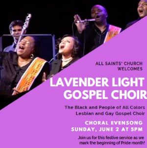 Lavender Light Gospel Choir Event Poster